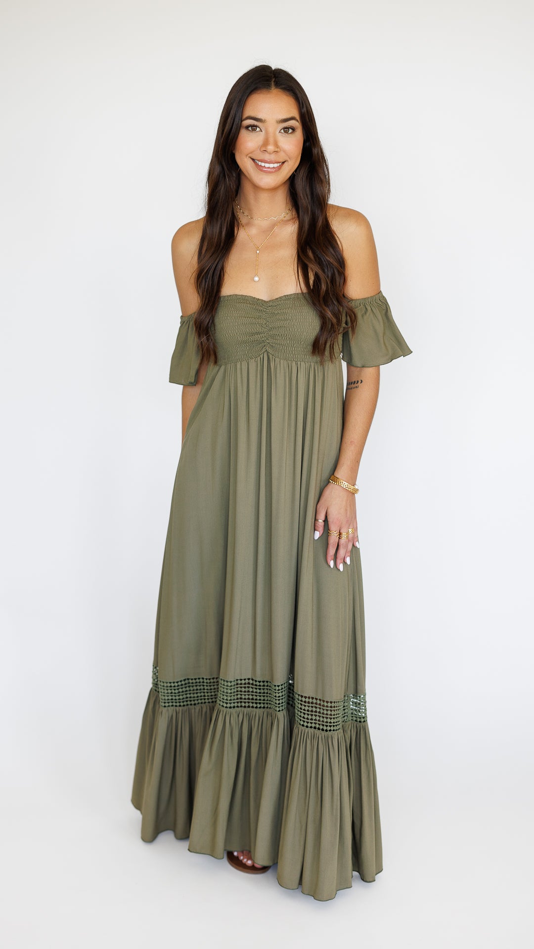 Lilah Dress / Olive