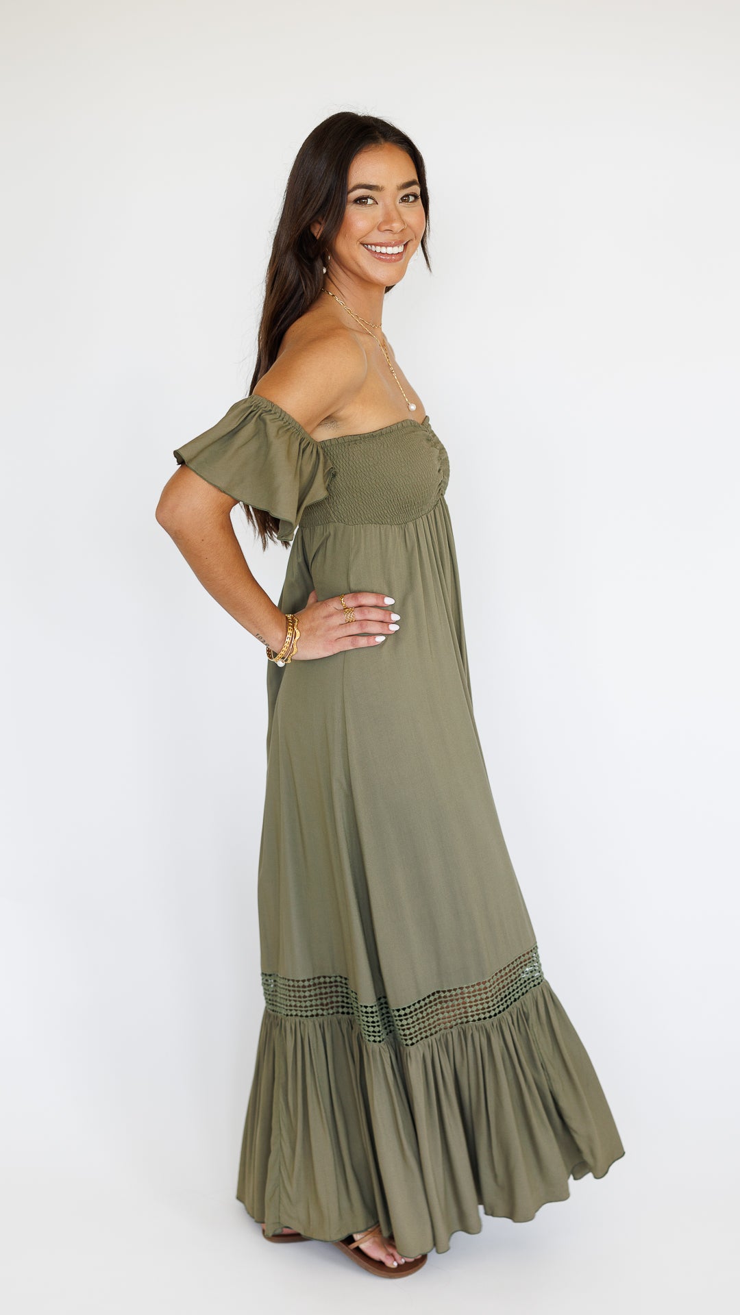 Lilah Dress / Olive