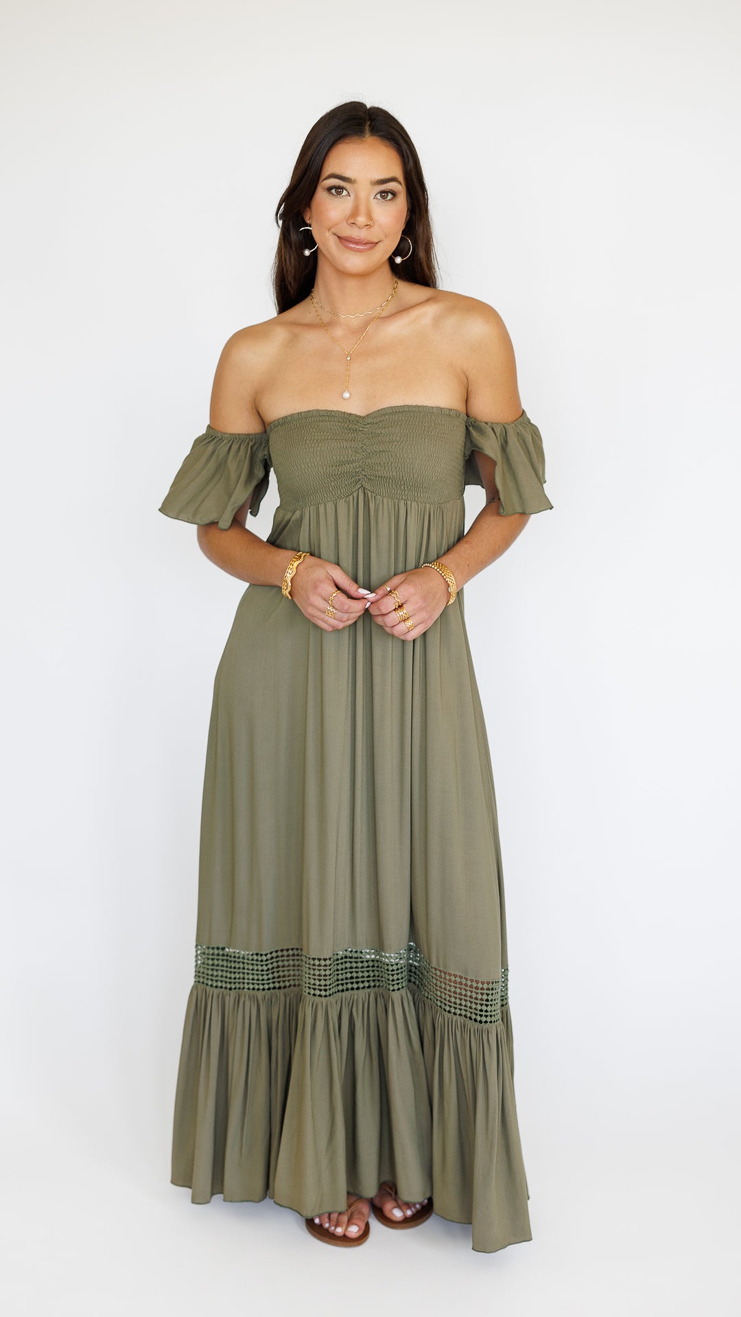 Lilah Dress / Olive