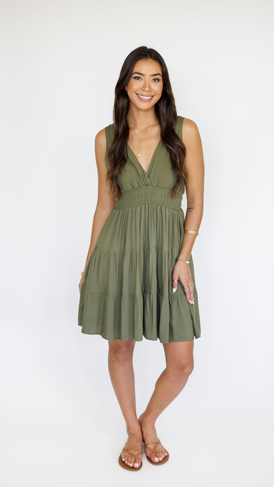 Kenzie Dress / Olive