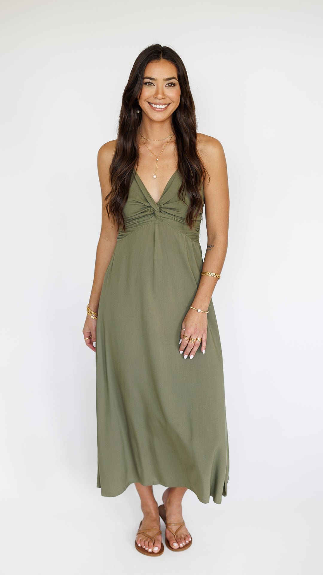 Lorena Dress / Olive