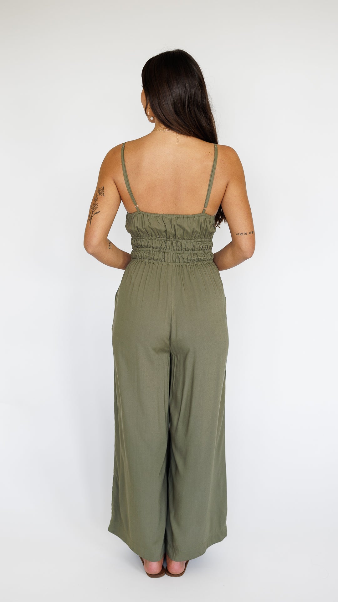 Opal Jumpsuit / Olive