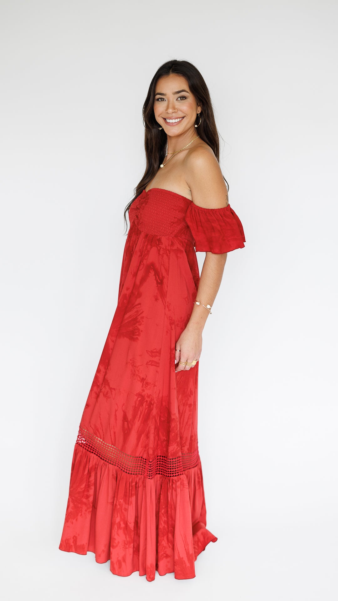 Lilah Dress / Scarlet