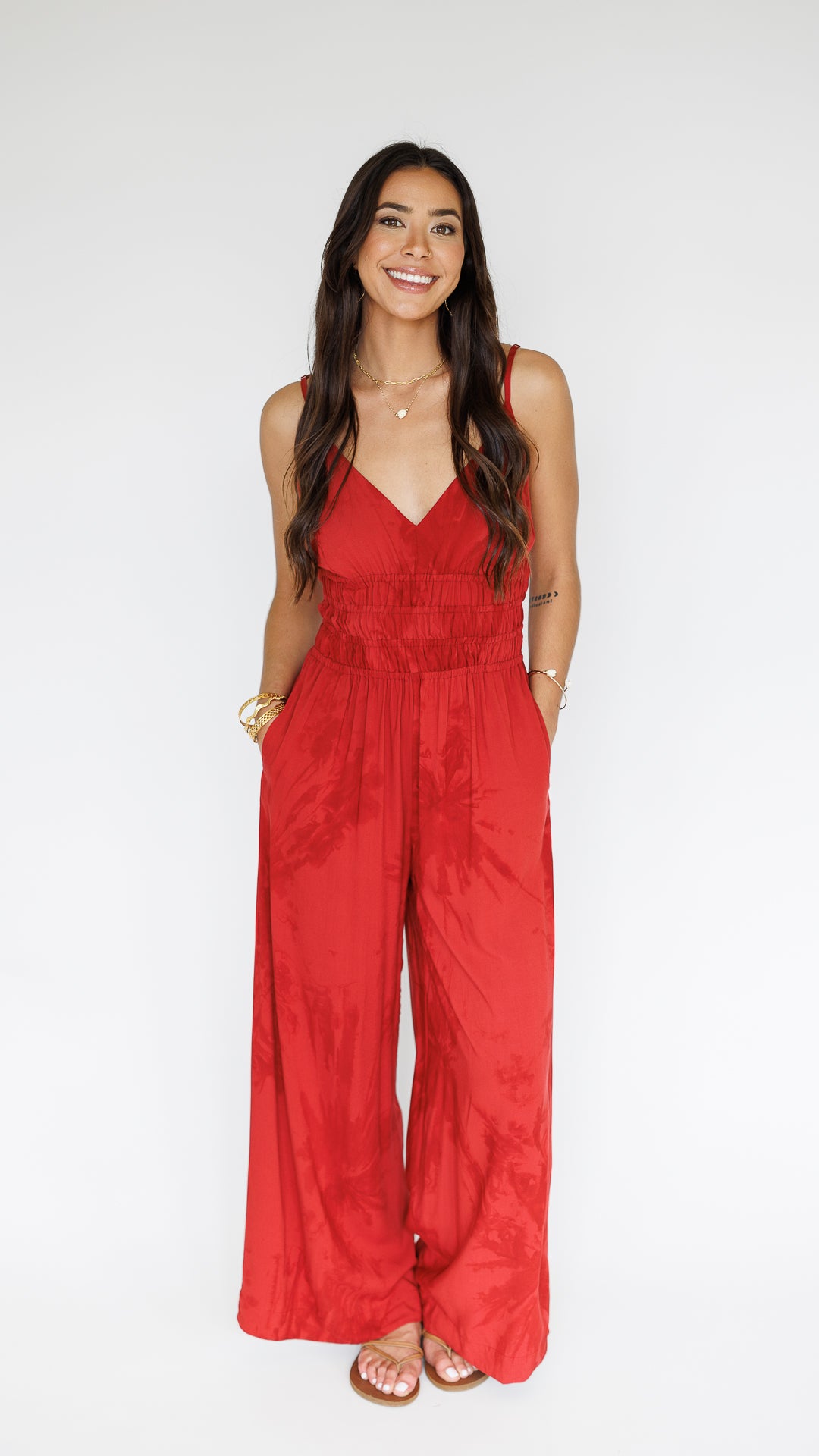 Opal Jumpsuit / Scarlet