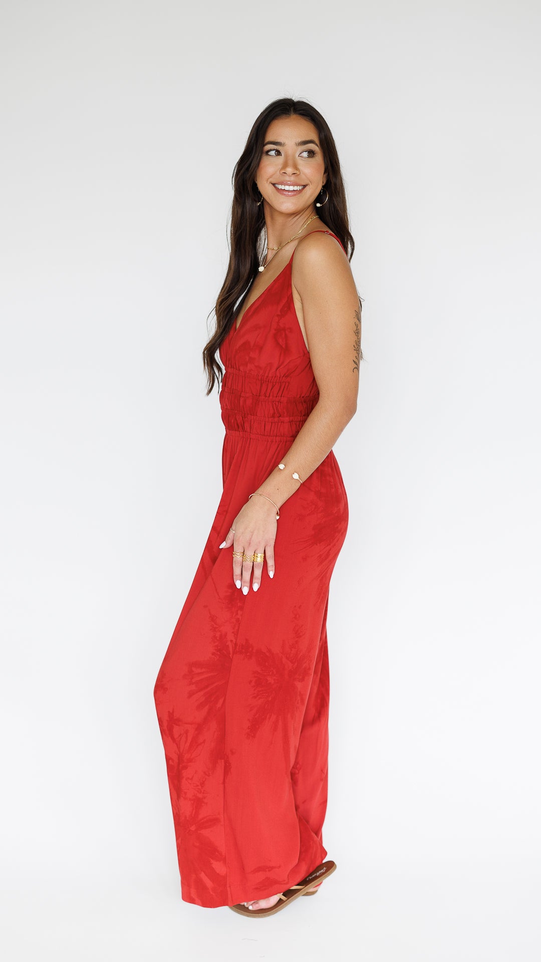 Opal Jumpsuit / Scarlet