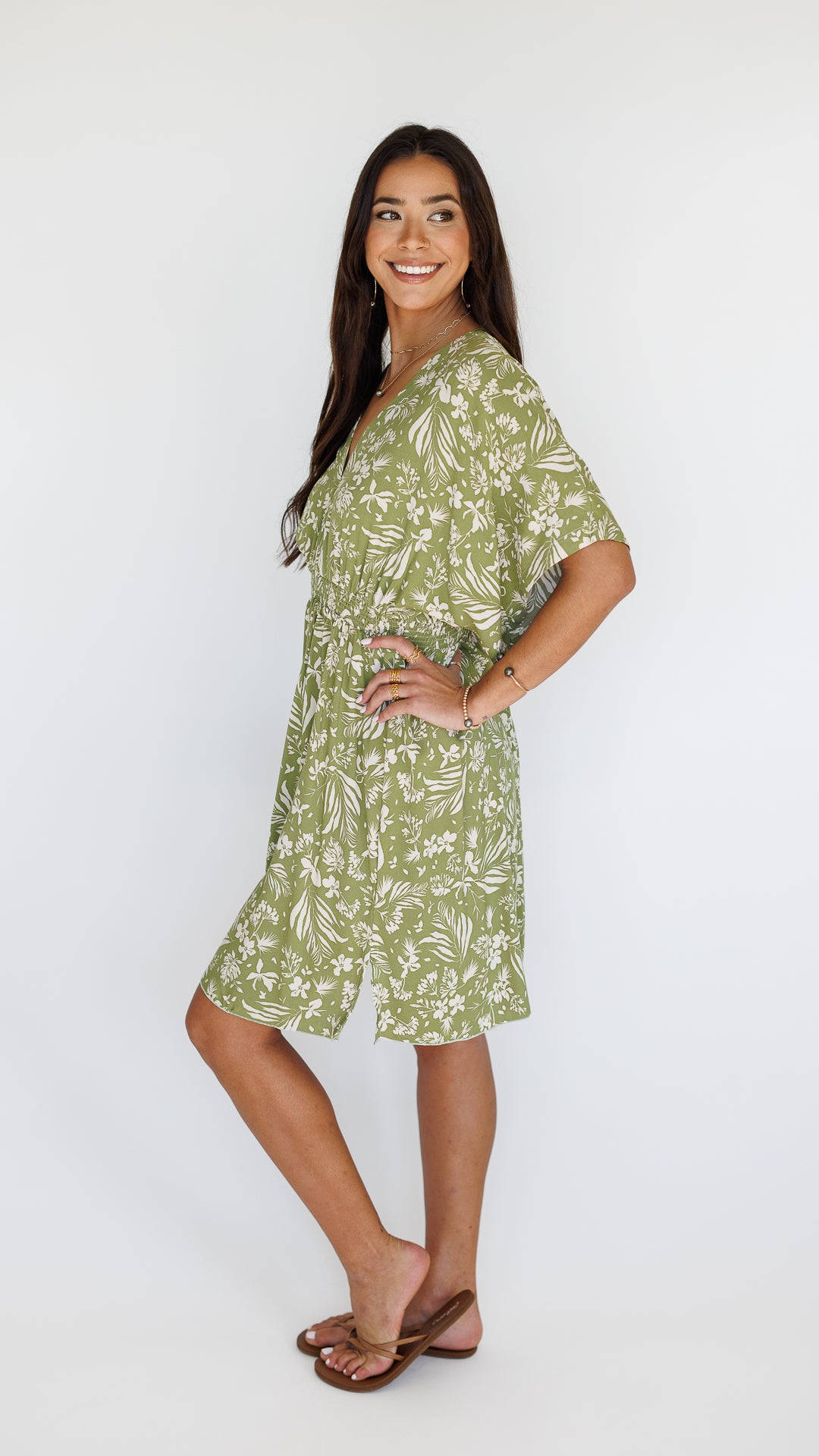 Flynn Dress / Hula Moss