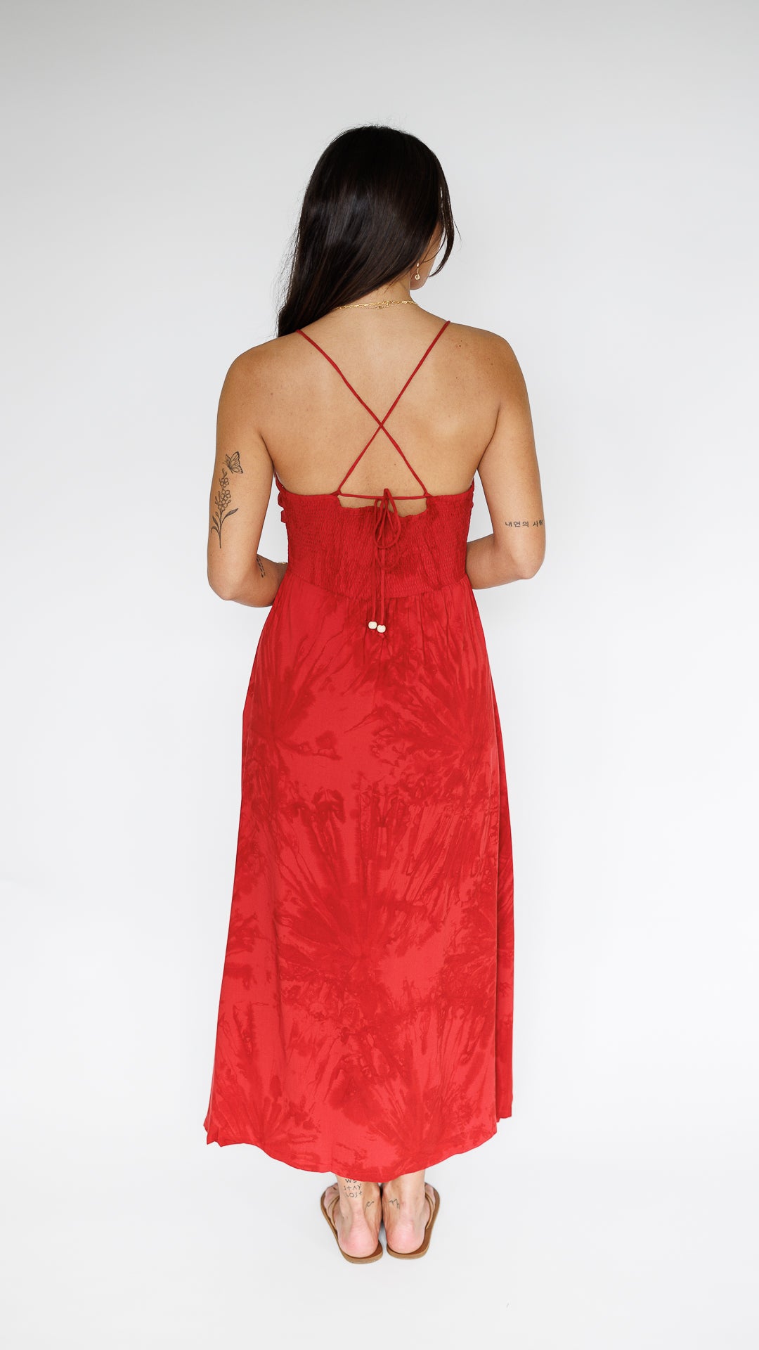 Lorena Dress / Scarlet