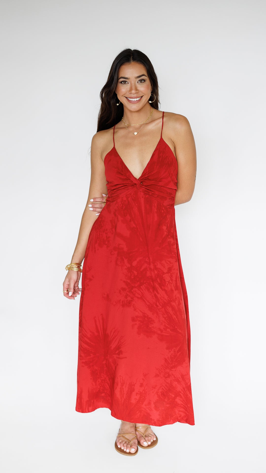 Lorena Dress / Scarlet