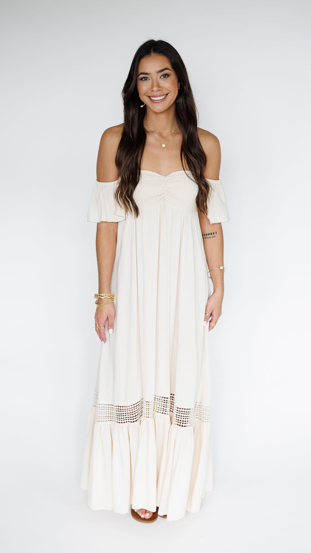 Lilah Dress / Creamy