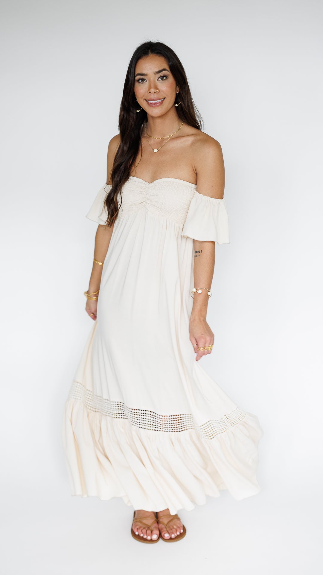 Lilah Dress / Creamy