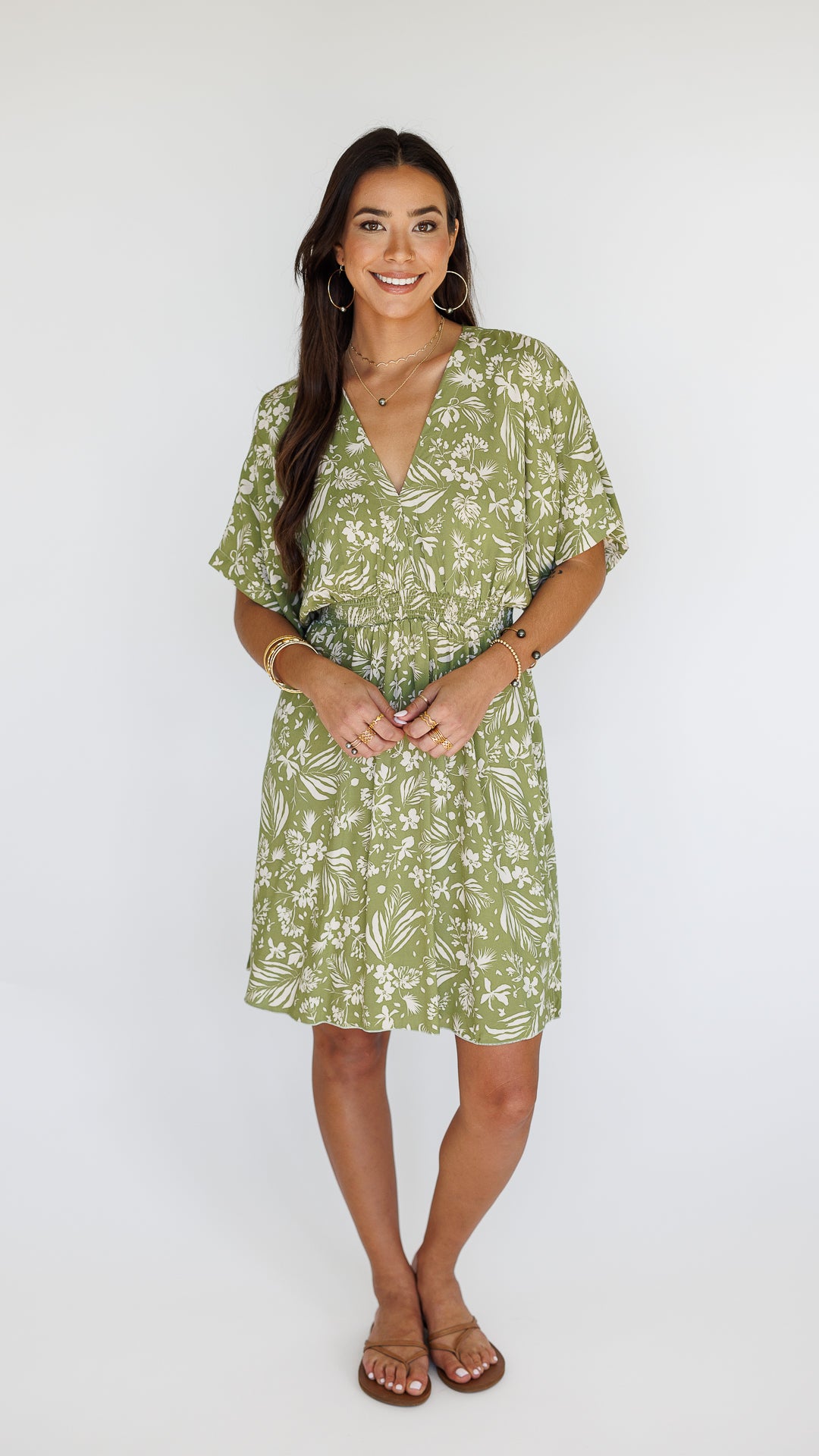 Flynn Dress / Hula Moss