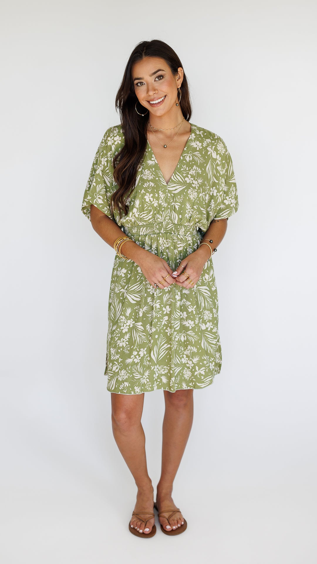 Flynn Dress / Hula Moss