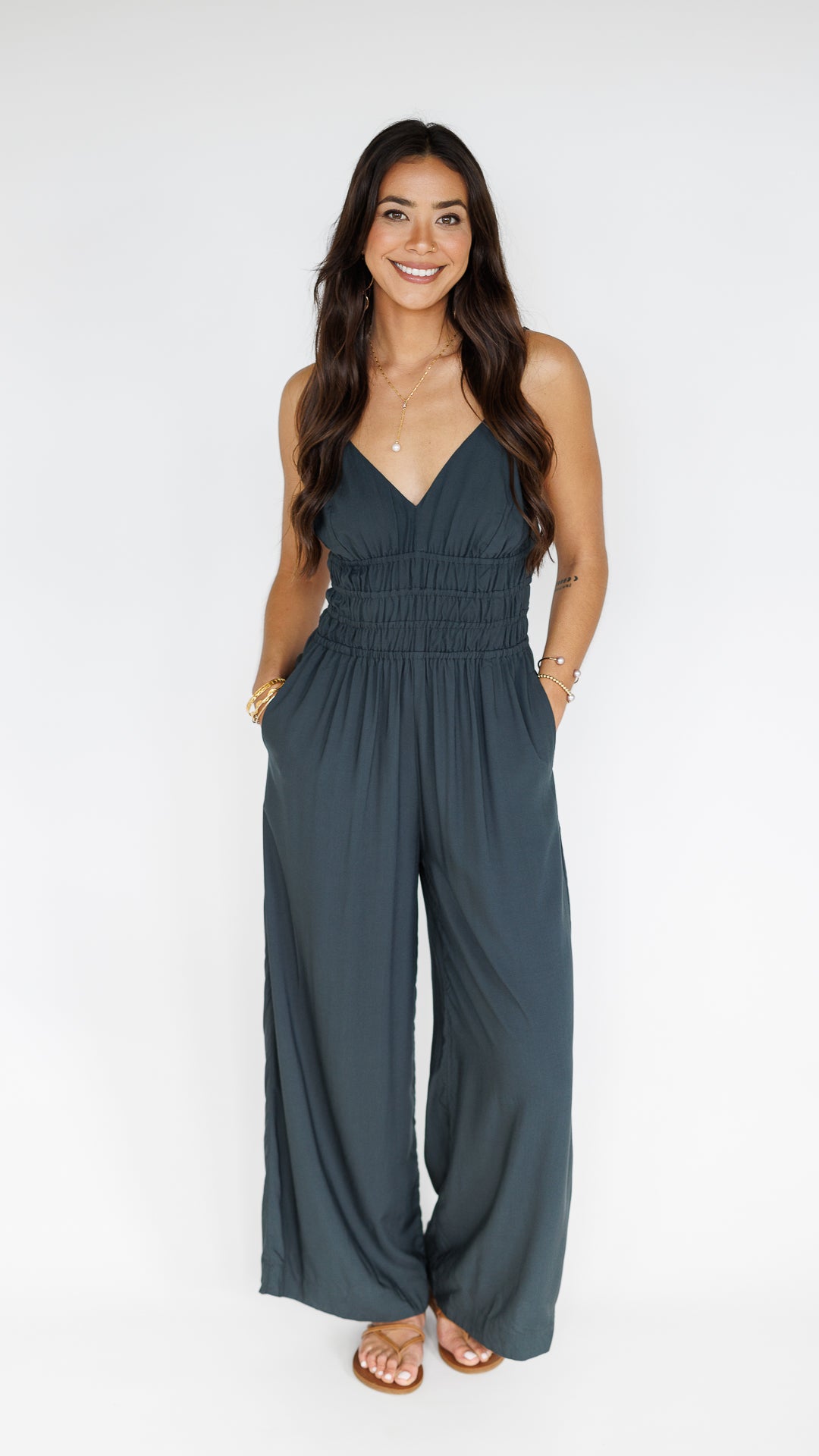 Opal Jumpsuit / Graphite