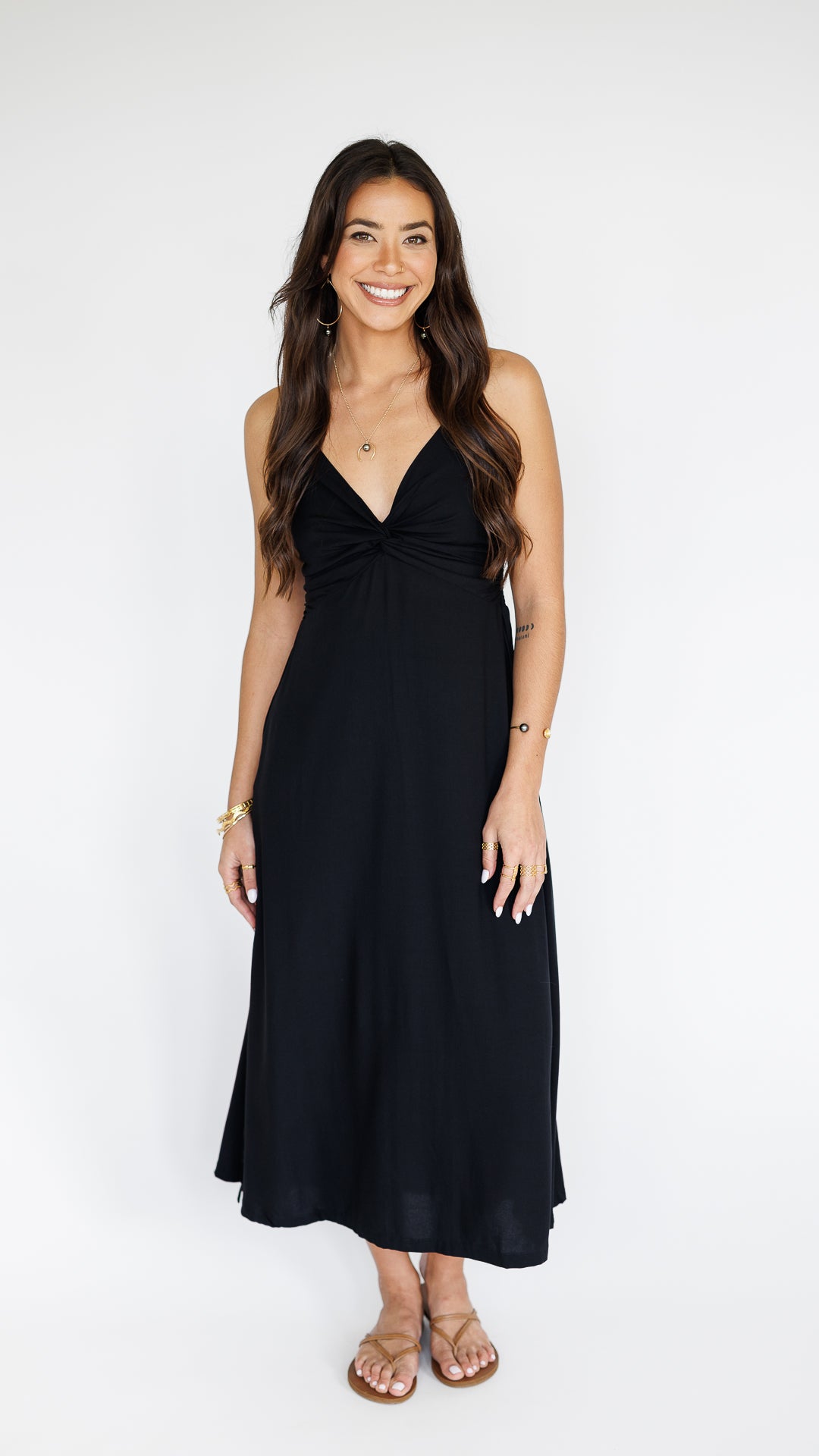 Lorena Dress / Solid Black