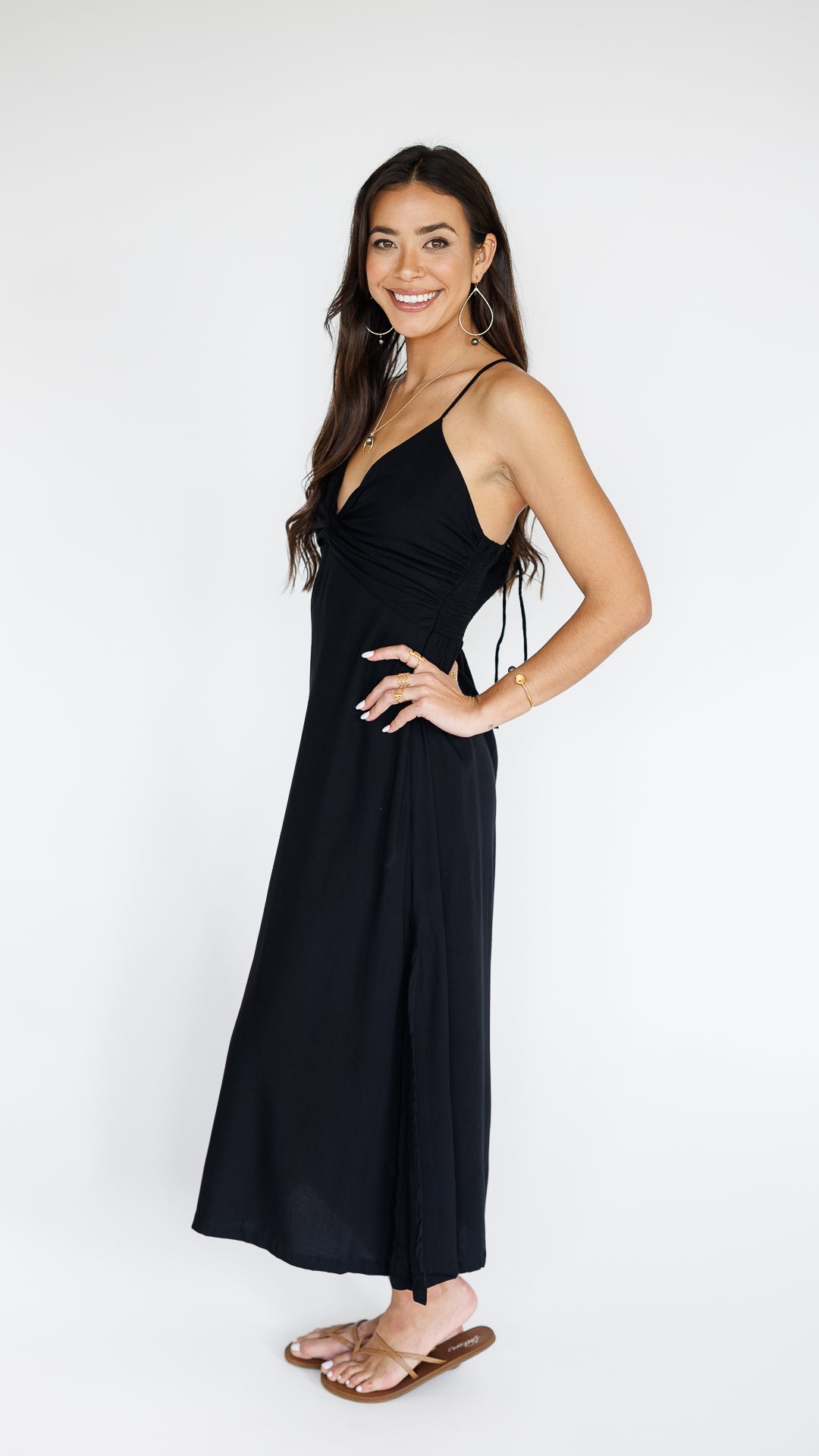 Lorena Dress / Solid Black