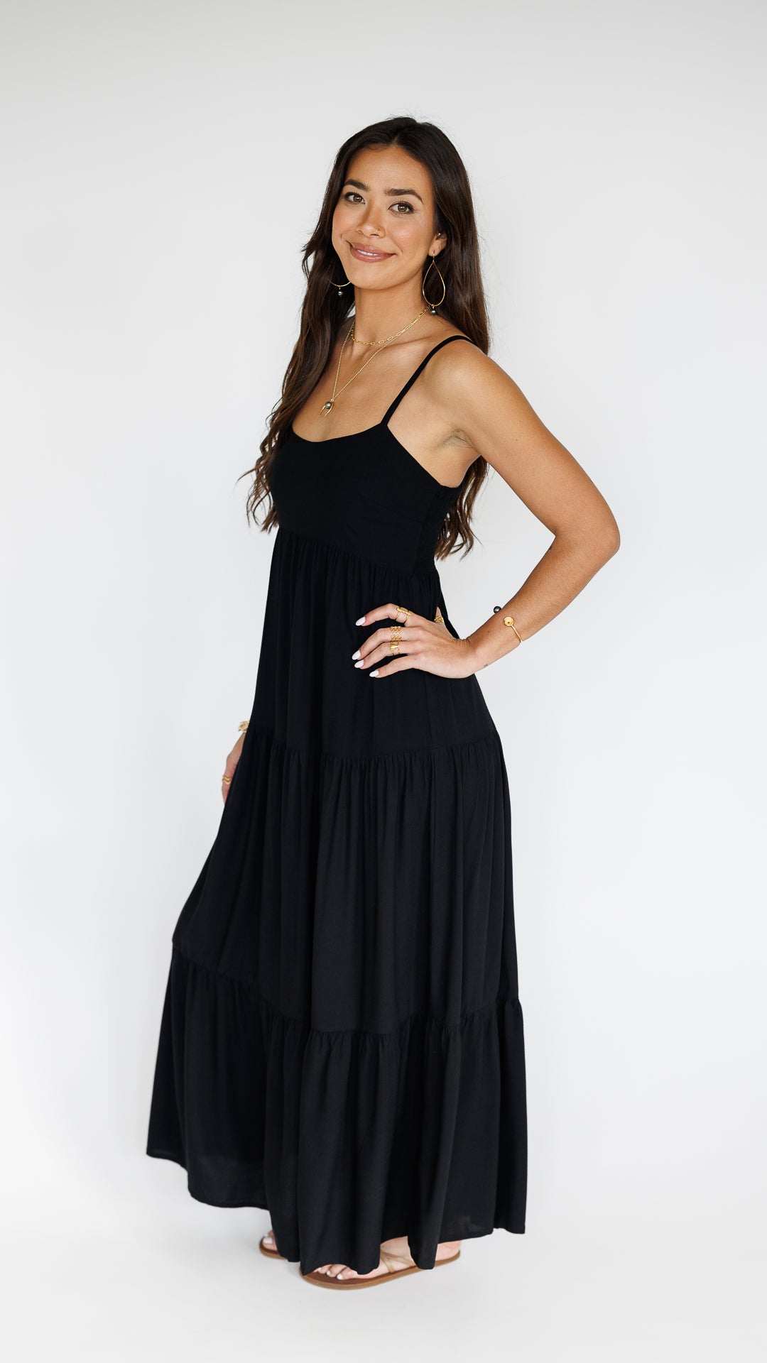 Heiva Dress / Solid Black