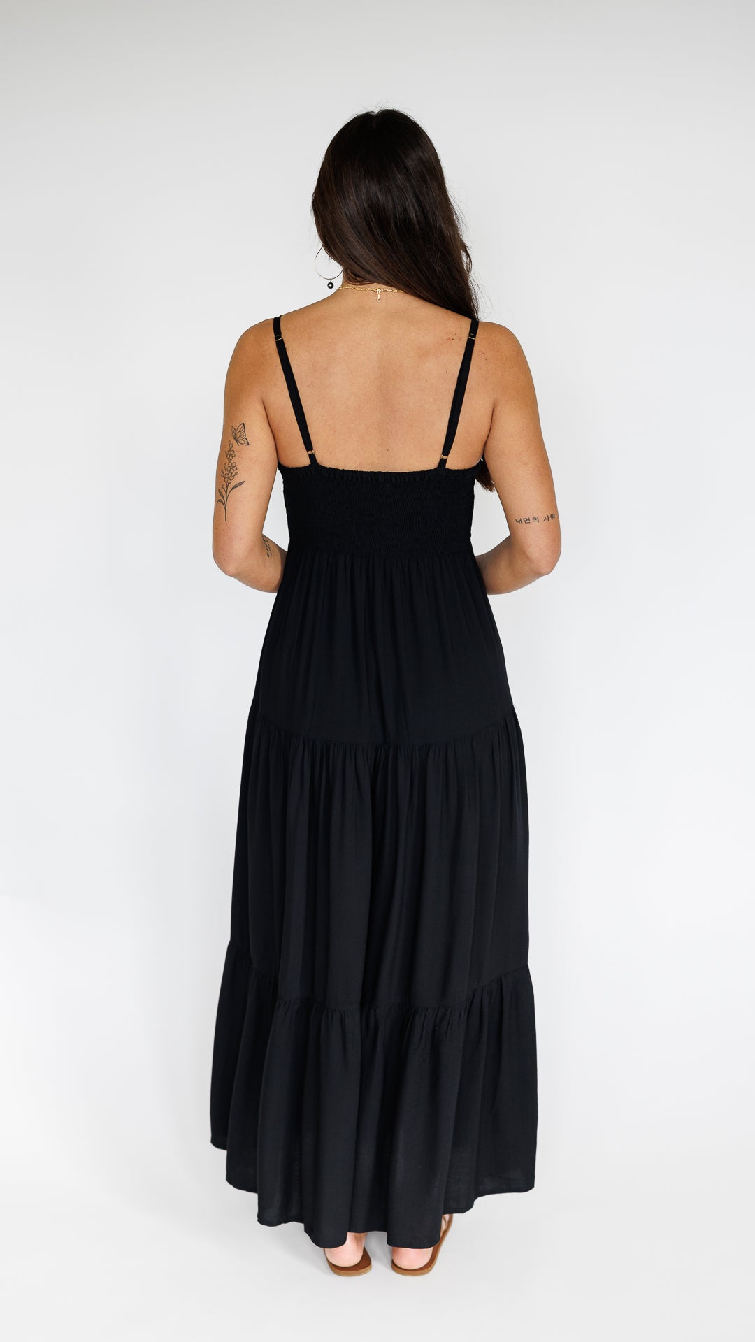 Heiva Dress / Solid Black