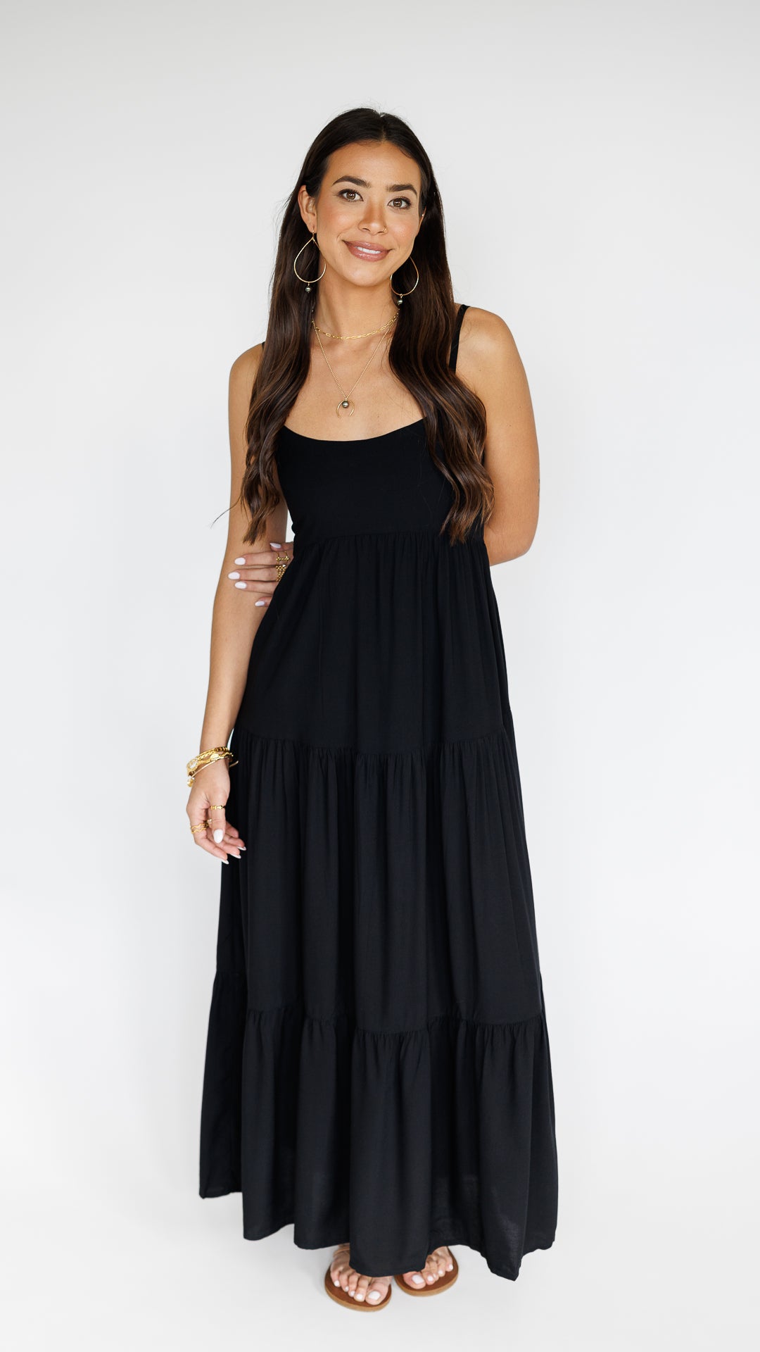 Heiva Dress / Solid Black