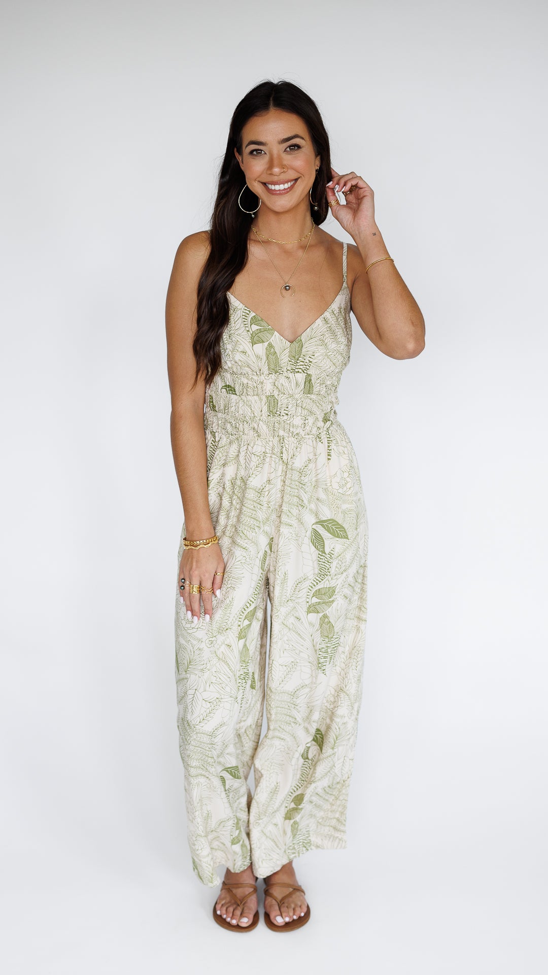 Opal Jumpsuit / Flora Moss