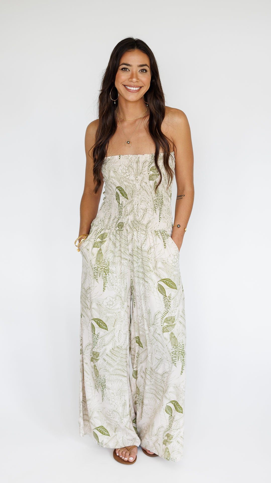 Lawai Jumpsuit / Flora Moss