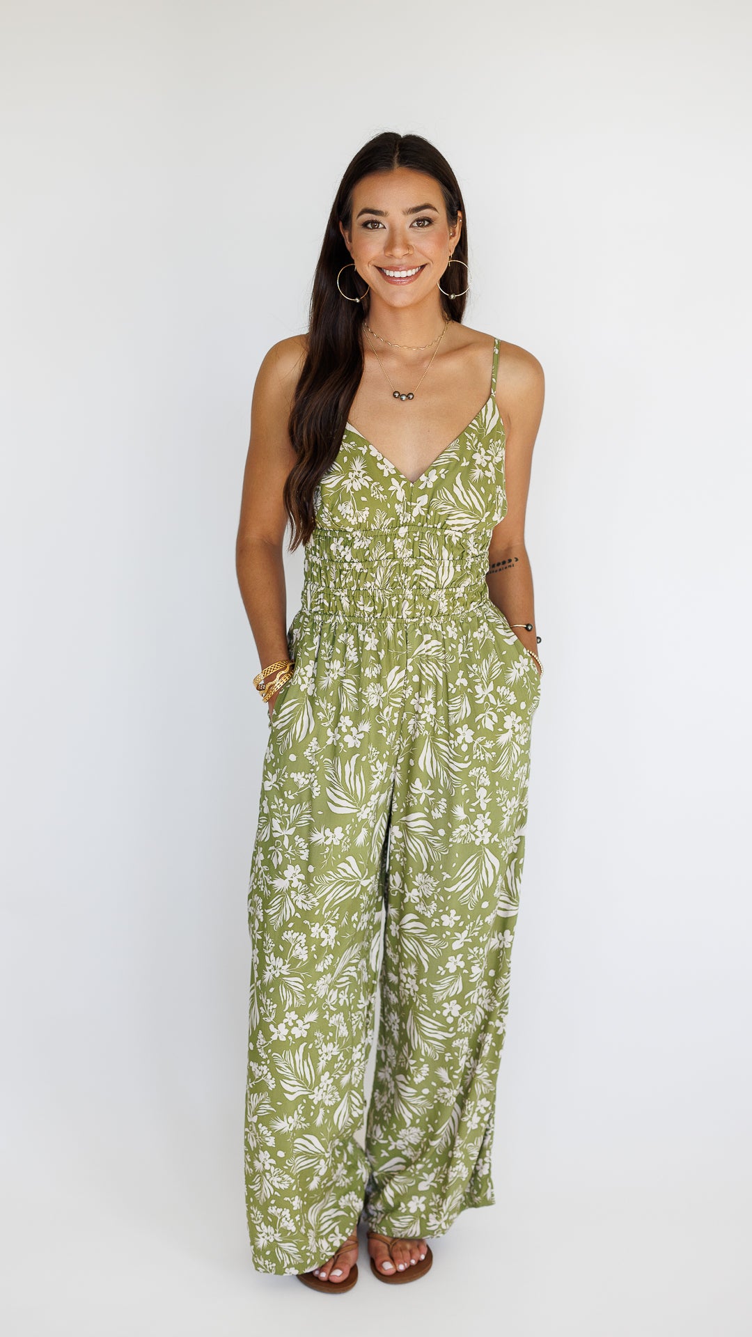 Opal Jumpsuit / Hula Moss