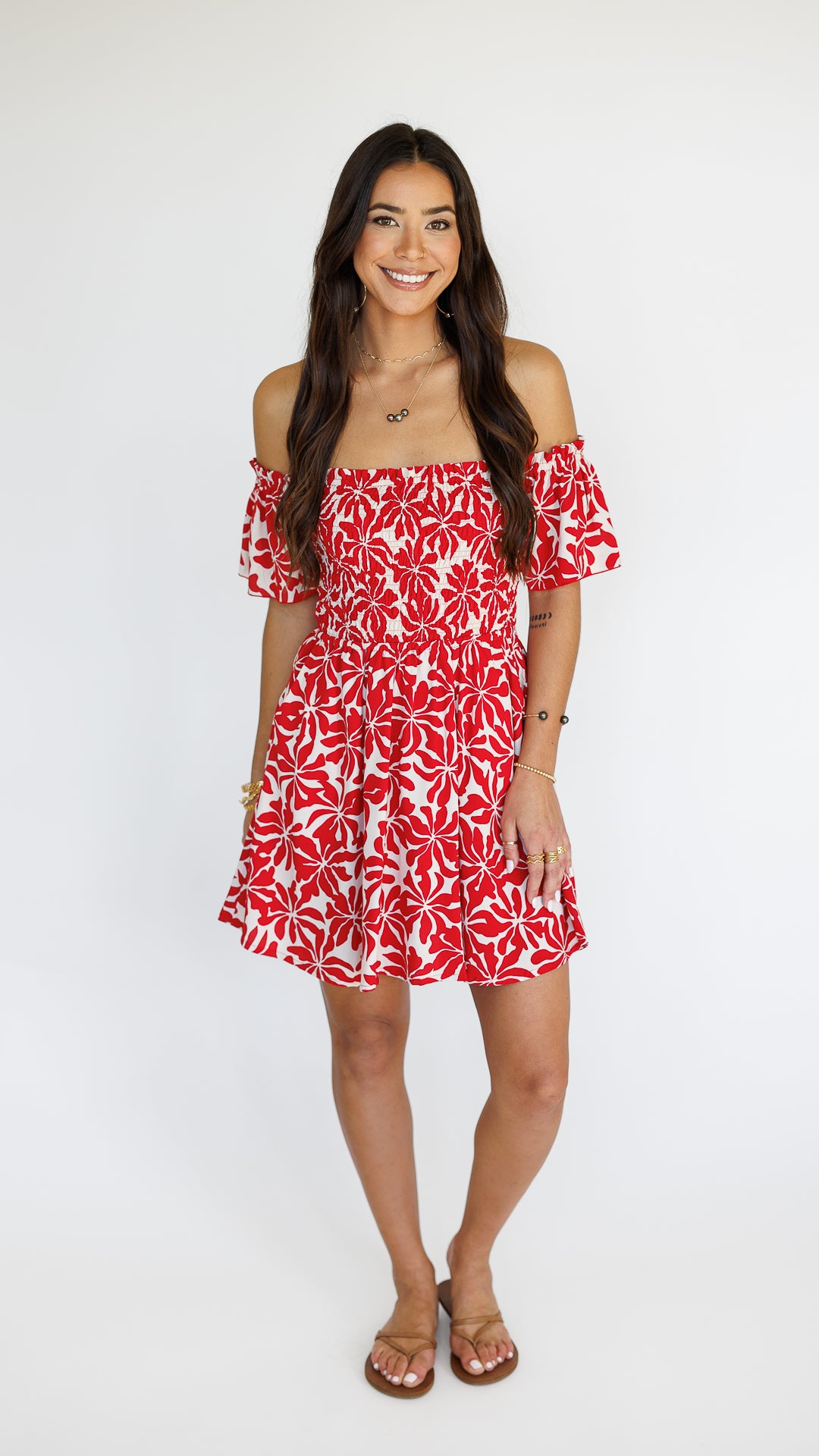 Vida Dress / Aloha Red