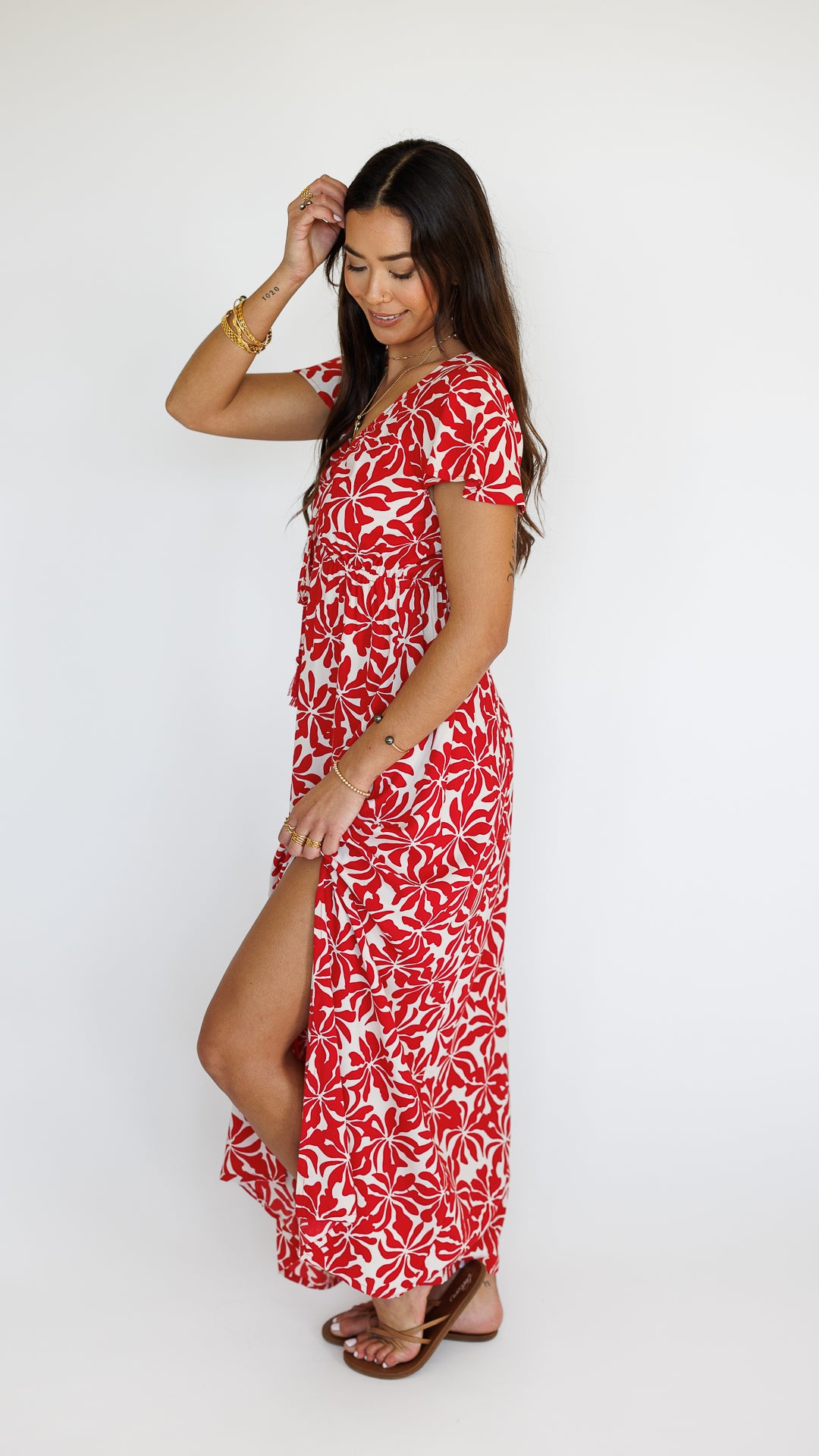 Leilani Dress / Aloha Red