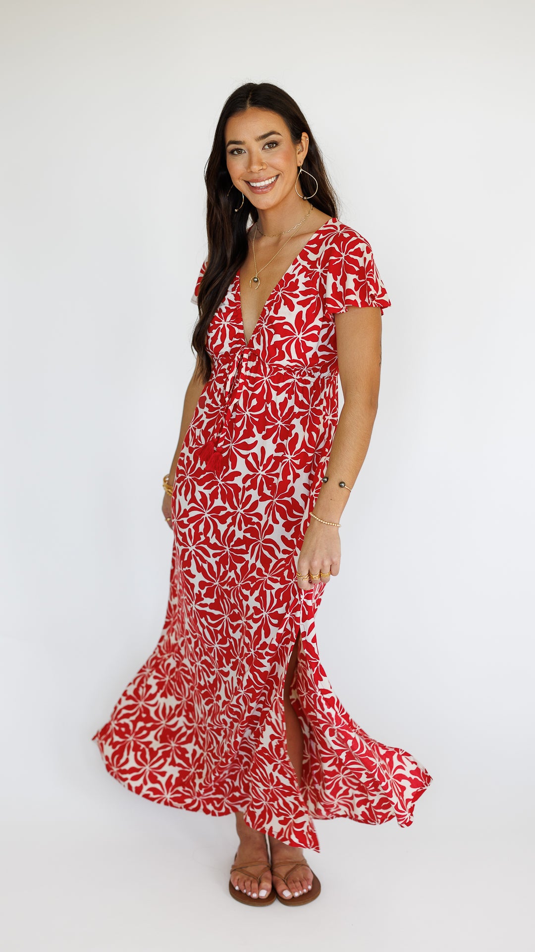 Leilani Dress / Aloha Red