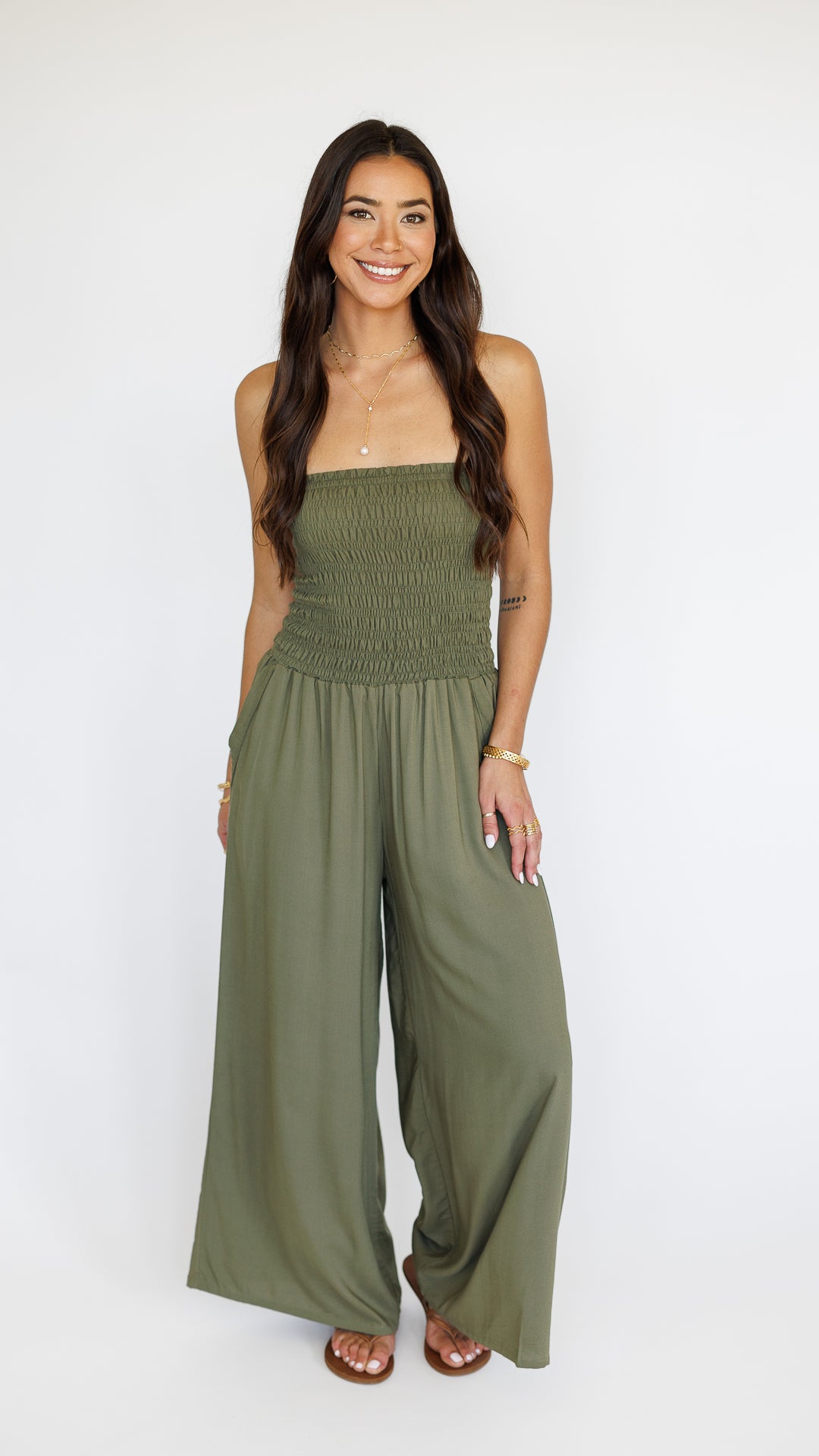 Lawai Jumpsuit / Olive