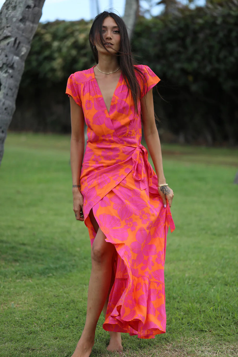 Aruba Wrap Dress