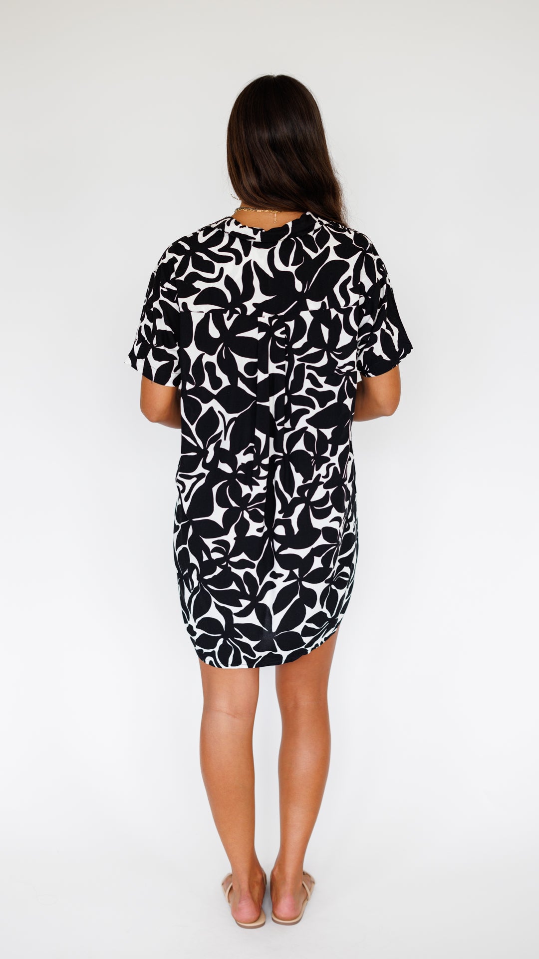 Maui Shirt Dress / Honolulu Black