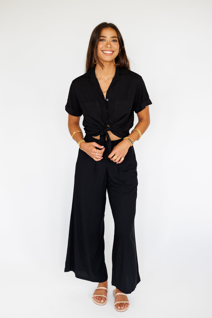 Johanna Pant / Solid Black