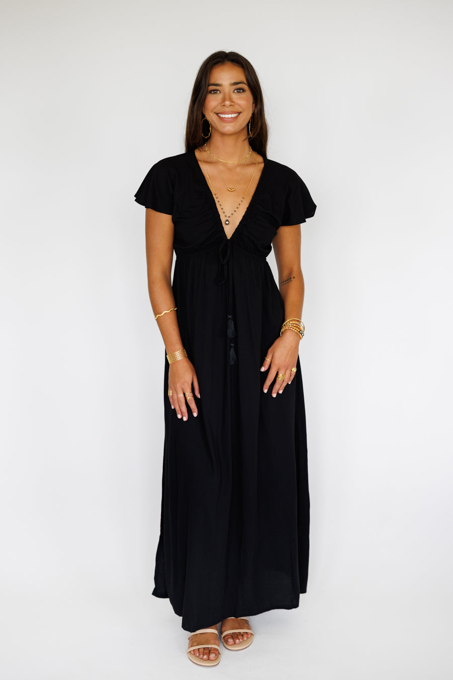 Leilani Dress / Solid Black