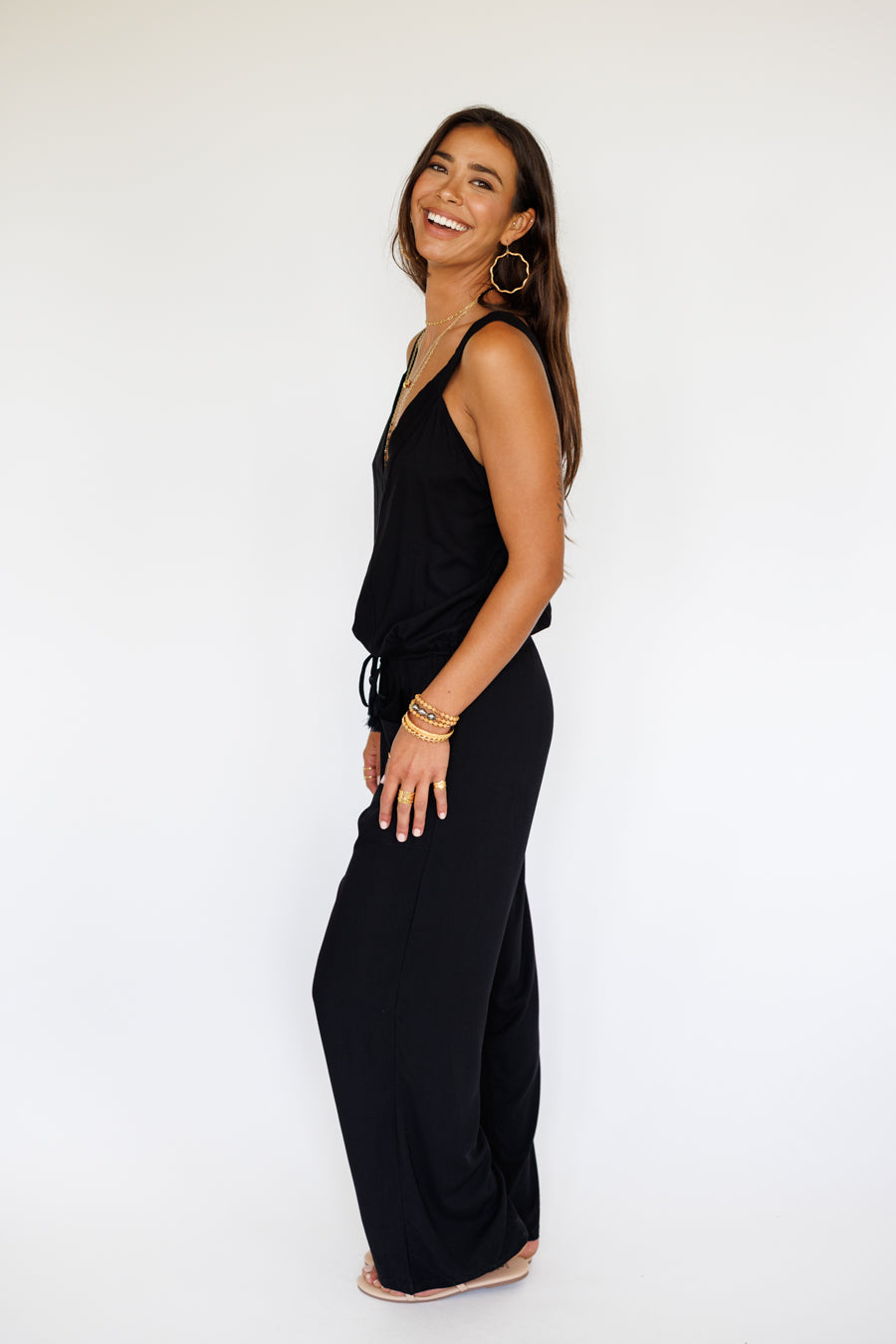 Reeve Jumpsuit / Solid Black