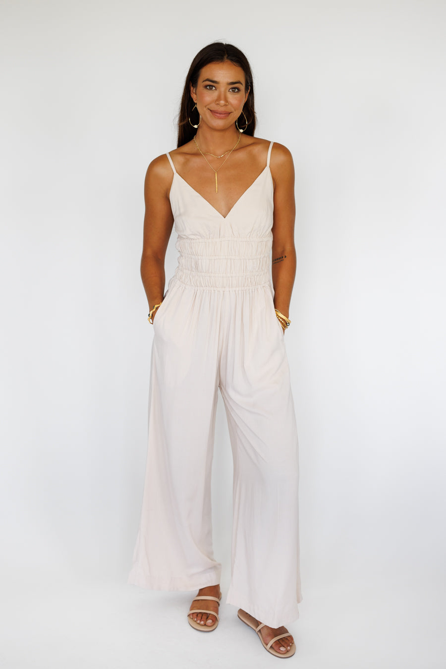 Opal Jumpsuit / Creamy