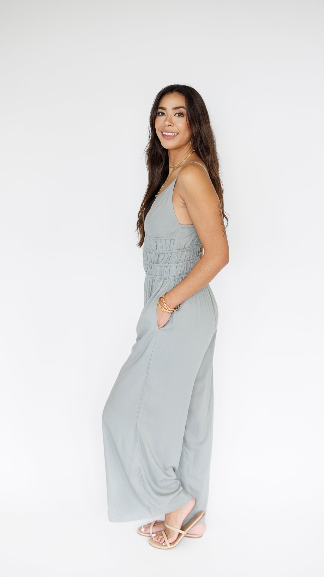 Opal Jumpsuit / Cloud