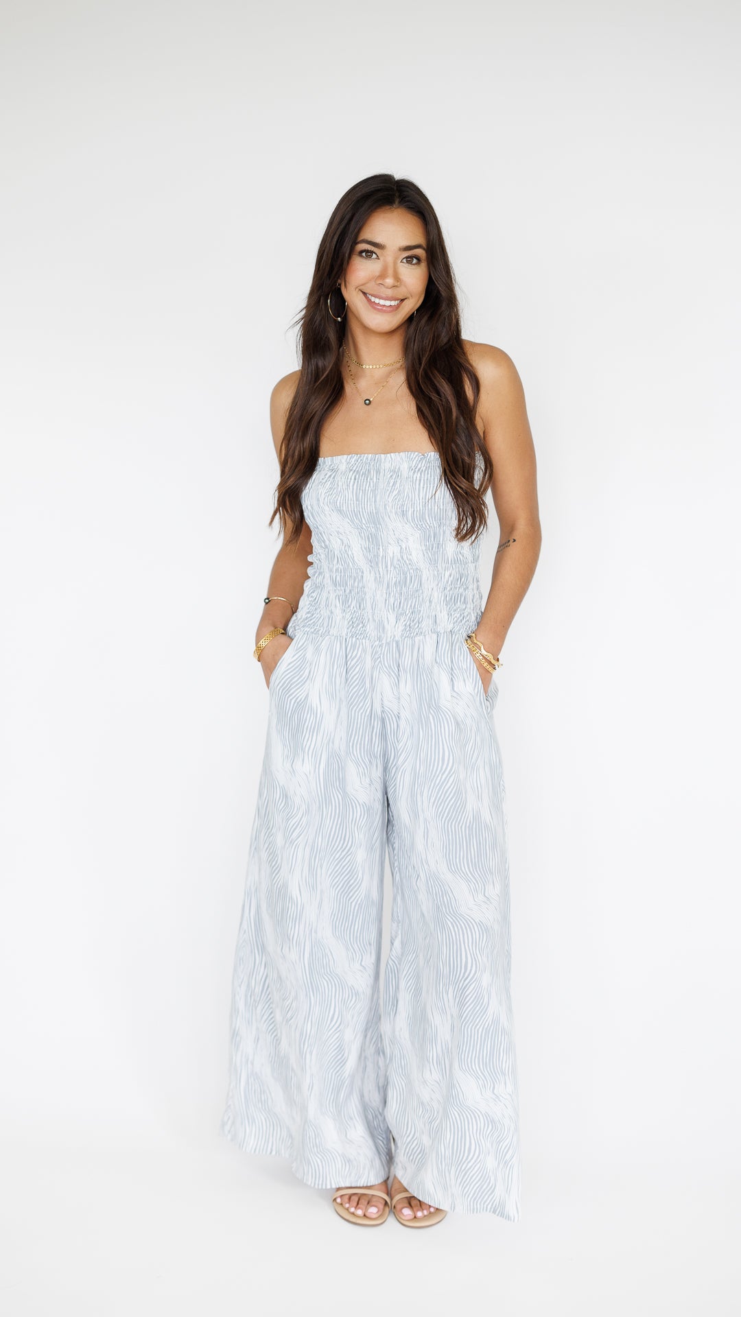 Lawai Jumpsuit / Wavy Grey