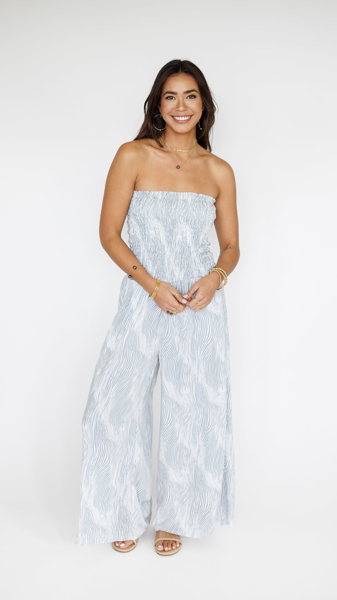 Lawai Jumpsuit / Wavy Grey