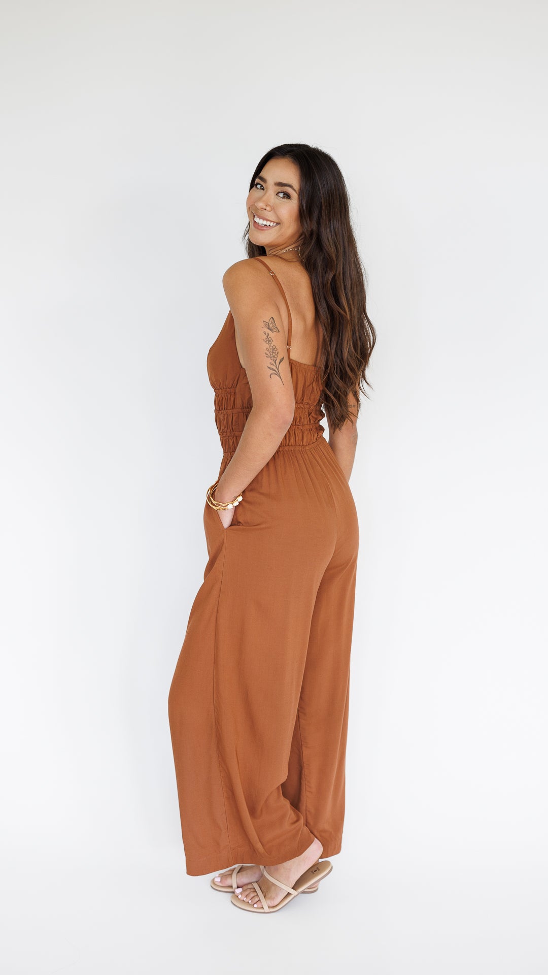 Opal Jumpsuit / Cocoa