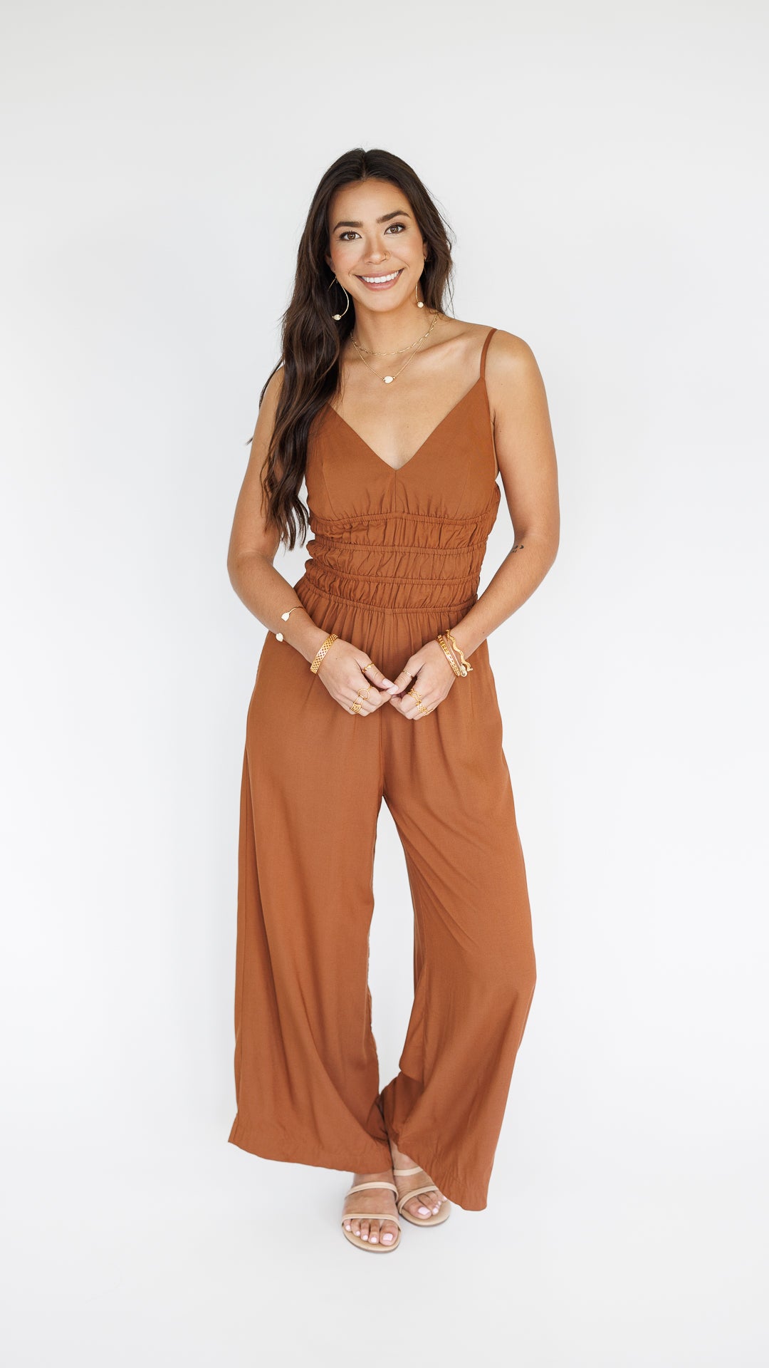 Opal Jumpsuit / Cocoa