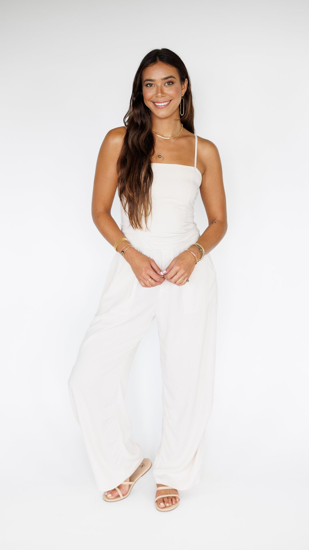 Jade Jumpsuit / Creamy