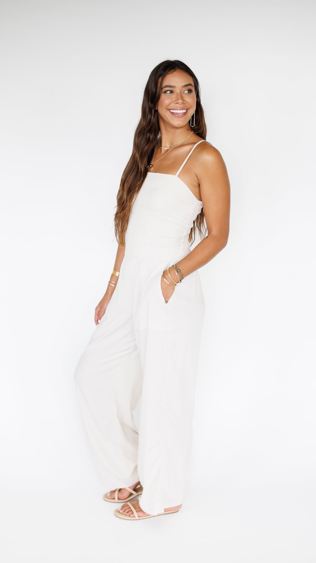 Jade Jumpsuit / Creamy