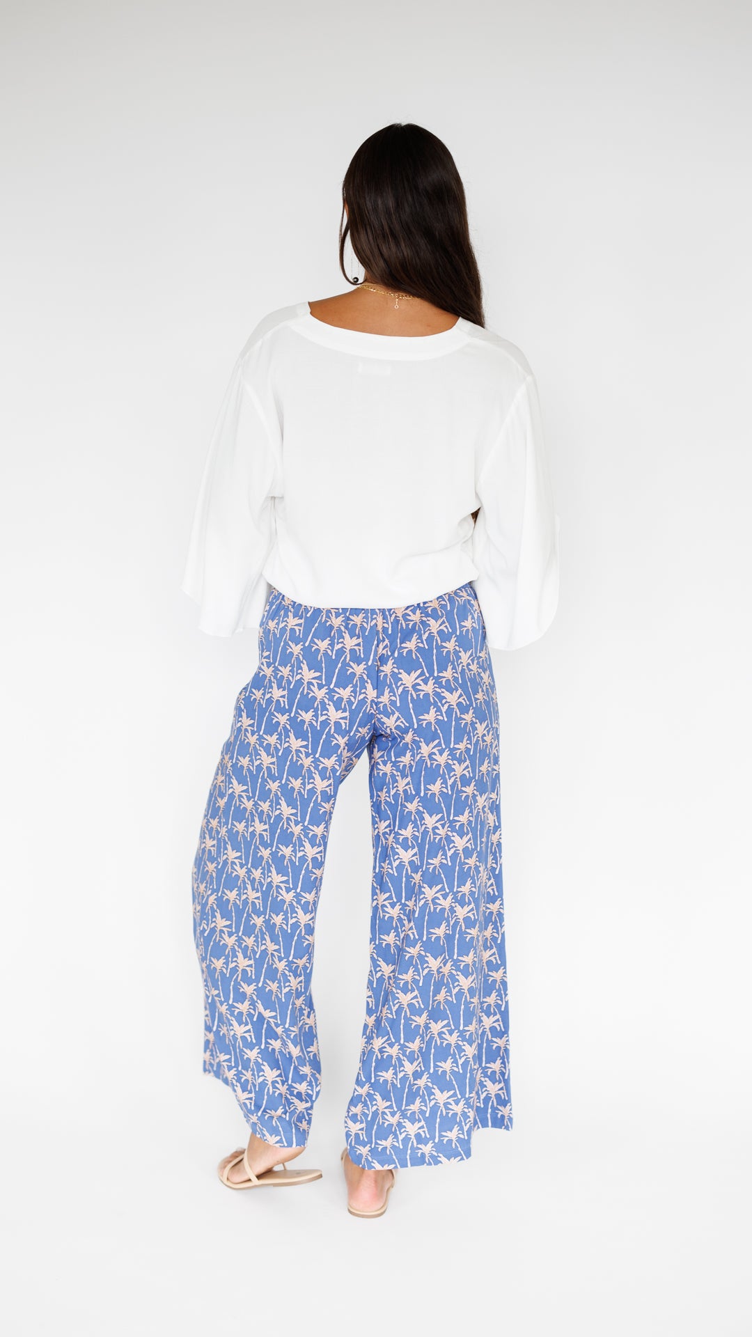 Johanna Pant / Palm Indigo