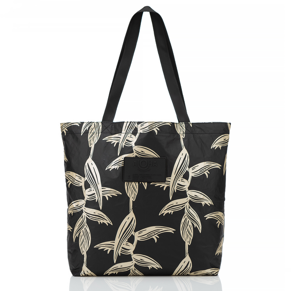 Heliconia Reversible Tote / Glow Black