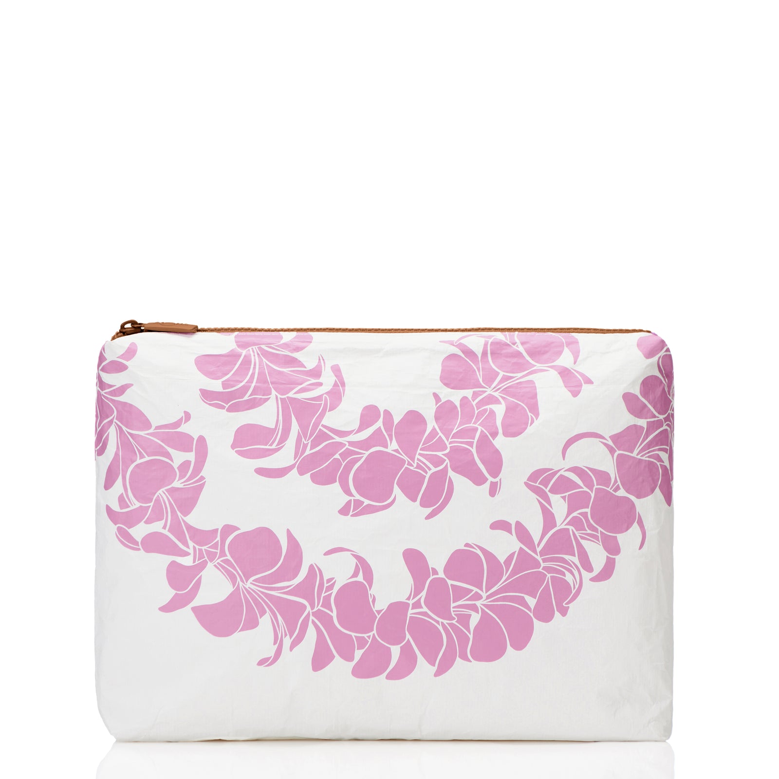 Plumeria Lei Mid Pouch / Petal