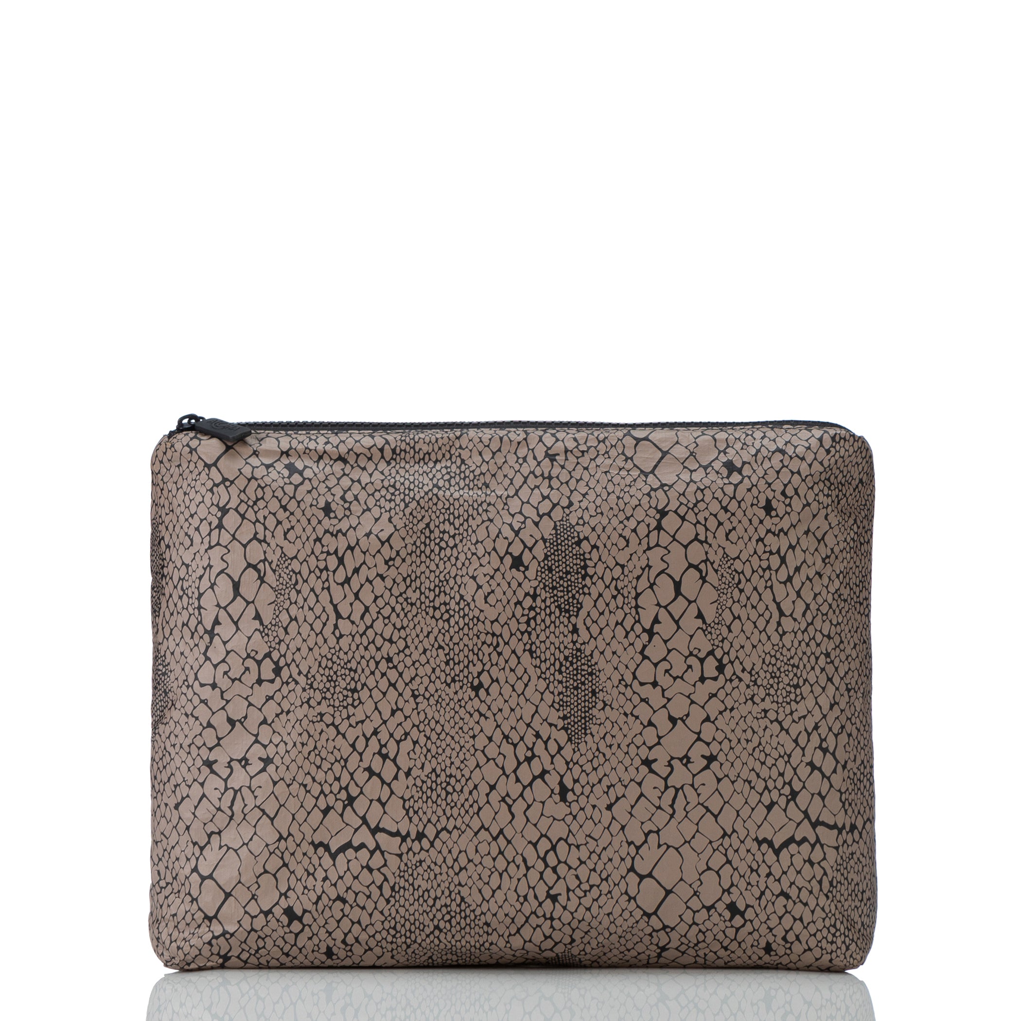 Python Mid Pouch / Espresso & Black