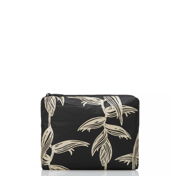 Heliconia Small Pouch / Glow Black