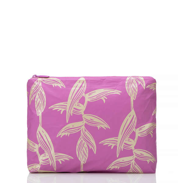 Heliconia Mid Pouch / Glow Orchid